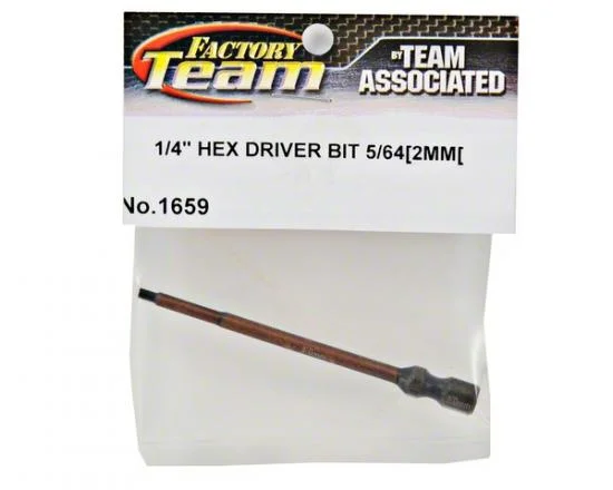 Associated Factory Team Power Tool Bit - 5/64 (2.0mm) Standard Tip — image 2 of 3