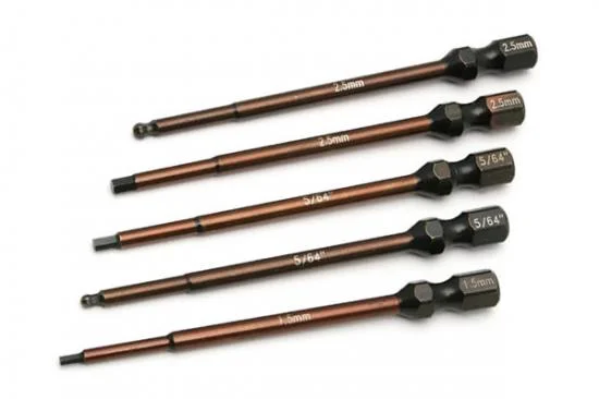 Associated Factory Team 5 Piece 1/4 Power Tool Bit Tips Set &mdash; image 2 of 3