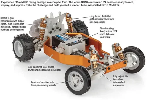 Team Associated RC10 Model 24 Classic Buggy Kit — image 3 of 14
