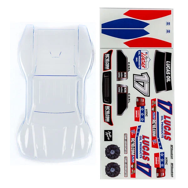Associated Sc28 Body Clear With Lucas Oil Decals — image 1 of 3