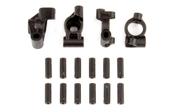 Associated Reflex 14B/14T Rear Hubs/Caster Blocks + Inserts — image 2 of 2