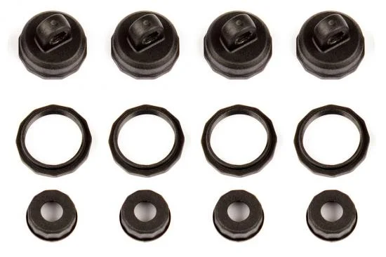 Associated Reflex 14B/14T Shock Caps + Collars — image 2 of 2