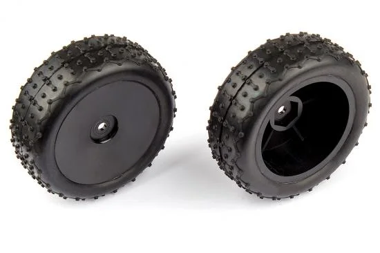 Associated Reflex 14B/14T Wide Mini Pin Tyres - Mounted — image 2 of 2