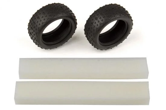 Associated Reflex 14B/14T Wide Mini Pin Tyres W/Inserts — image 2 of 2