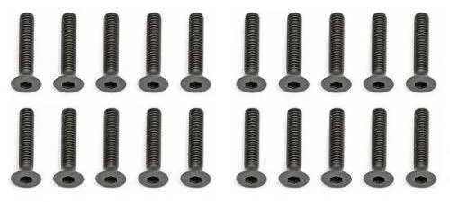 M3 X 16 Flat Head Hex Screw — image 1 of 3