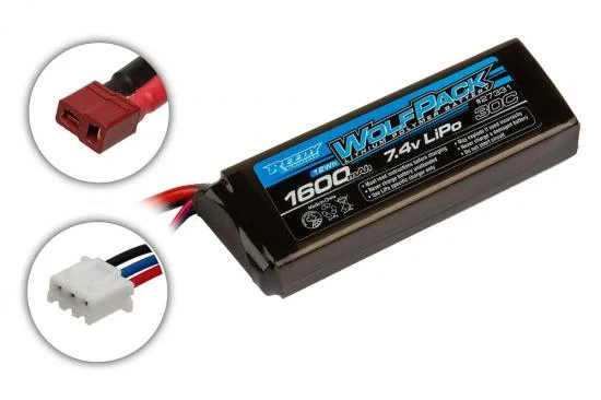 Reedy Wolfpack Lipo - 1600Mah 30C 7.4V Flat — image 2 of 2