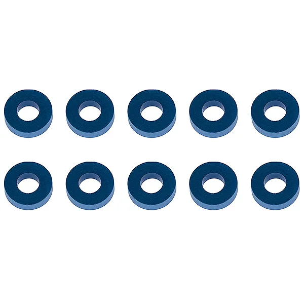 Associated Washers 7.8 X 3.5 X 2.0mm Blue Aluminium (10) ** CLEARANCE **