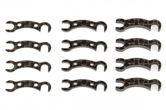 Team Associated Tc7.2 FT Cambe R Link Mount Shims Graphite — image 2 of 2