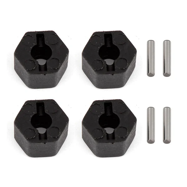 Associated Cr12 Wheel Hexs + Pins Set
