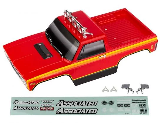 Team Associated Mt12 Red RTR Bodyshell Set Painted — image 2 of 2