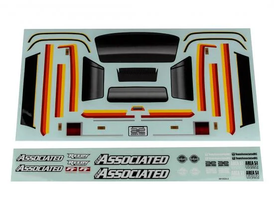 Team Associated Mt12 Decal Sheet — image 2 of 2