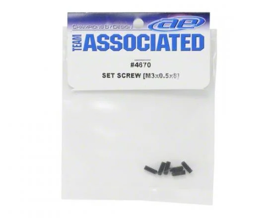 Associated RC12R5 M3 0.5X8 Set Screw — image 2 of 3