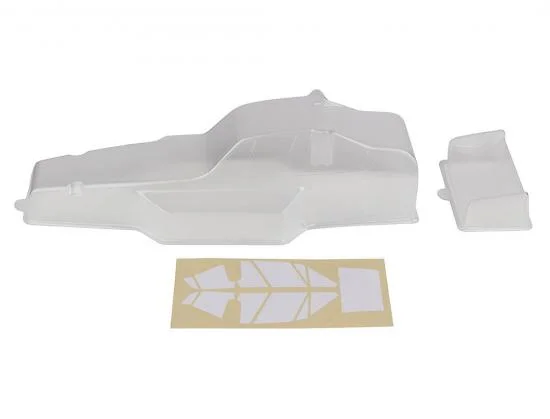 Team Associated RC10 Protech Bodyshell And Wing (Clear) — image 2 of 2