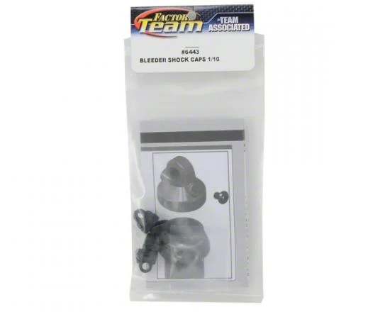 Associated 1:10 Bleeder Shock Caps (4) — image 2 of 2