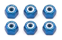FT 8-32 Blue Aluminium Locknut