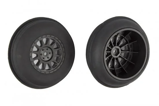 Team Associated Sand Ribbed Front Tyres On Method SC Wheel — image 2 of 2