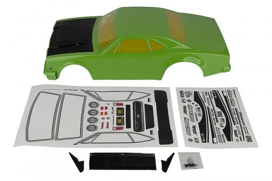 Team Associated DR10 Reakt Drag Body Shell Green — image 2 of 2