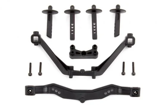 Associated SC6.1 Body Mounts Front + Rear — image 2 of 2
