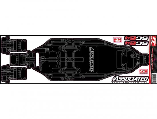 Team Associated SC6.4 FT Chassis Protective Sheet Printed — image 2 of 2