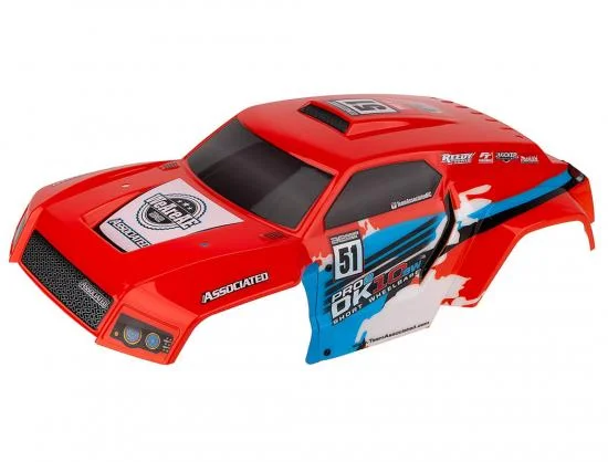 Team Associated Pro2 Dk10Sw Desert Buggy Body Orange — image 2 of 2