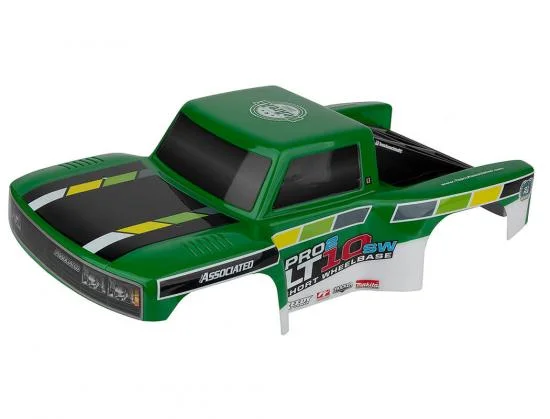 Team Associated Pro2 LT10SW Truck Body Green &mdash; image 2 of 2