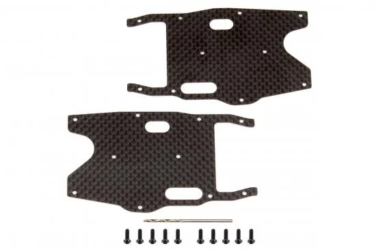 Associated RC8B3.1 FT Graphite Arm Stiffeners - Rear — image 4 of 4