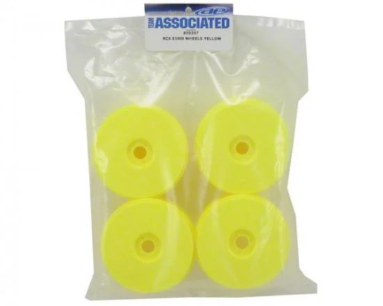 Associated RC8 1:8 Buggy Wheels - 83mm - Yellow (4) — image 3 of 4
