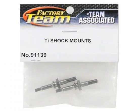 Associated SC10 4X4 Factory Team Ti Shock Mounts — image 2 of 3