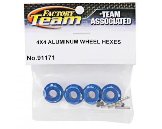 Associated SC10 4X4 FT Aluminium Wheel Hexes (4) — image 2 of 2