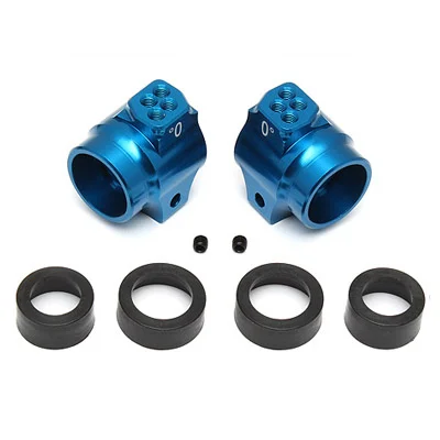 Associated B5 / B5M Factory Team Aluminium Rear Hubs - Blue