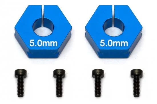 Associated Factory Team Clamping Wheel Hex 5.0mm Offset (2) — image 4 of 4
