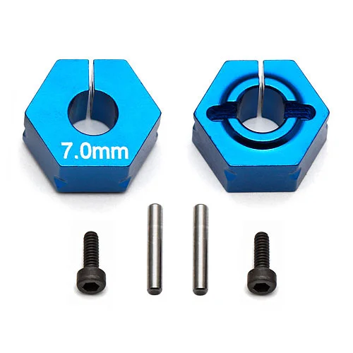 Associated Factory Team Clamping Wheel Hex 7.0mm Offset (2)