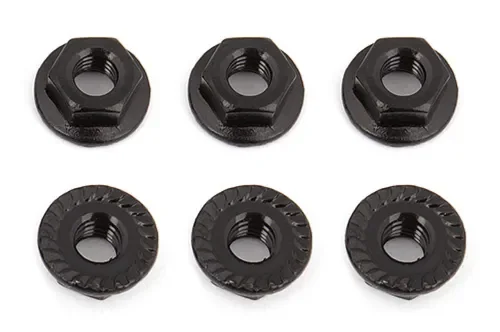 Associated M4 Serrated Nuts — image 1 of 2