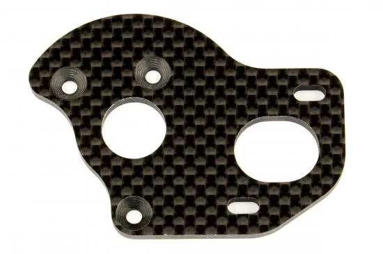 Team Associated FT Laydown/ Layback Motor Plate Graphite &mdash; image 2 of 2
