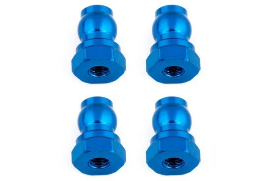 Team Associated Shock Bushings 10 mm Blue Aluminium — image 2 of 2