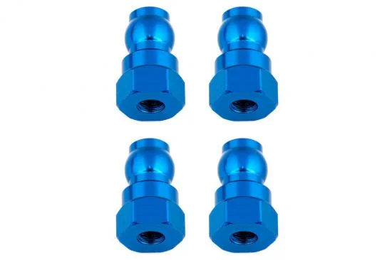 Team Associated Shock Bushings 12 mm Blue Aluminium — image 2 of 2