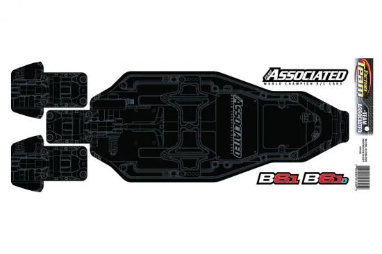 Associated B6.1/B6.1D FT Chassis Protective Sheet — image 2 of 2