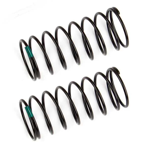 Team Associated Front Shock Sp Rings Green 3.10 LB/In L44mm