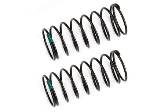 Team Associated Front Shock Sp Rings Green 3.10 LB/In L44mm — image 2 of 2