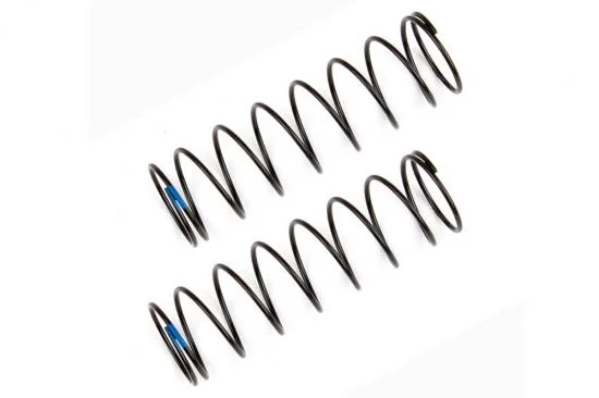 Team Associated Rear Shock Springs Blue 2.20 LB/In L61mm — image 2 of 2