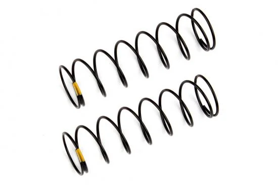 Team Associated Rear Shock Spr Ings Yellow 2.30 LB/In L61mm — image 2 of 2