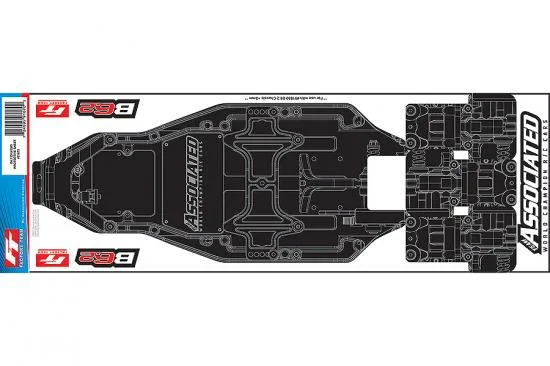 Associated B6.2 FT Chassis Protective Sheet — image 2 of 2