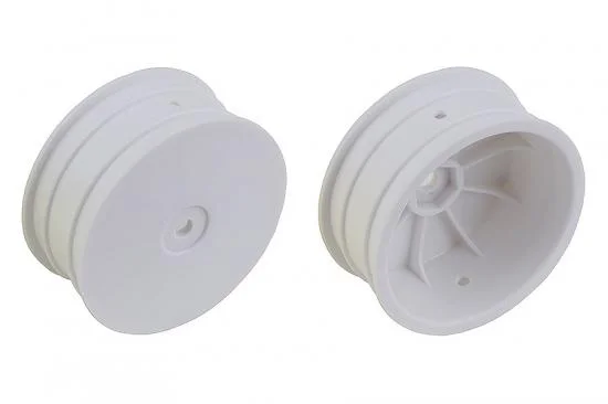 Team Associated 12mm Hex 2.2 4WD Front White Wheels B74 +1.5mm — image 2 of 2