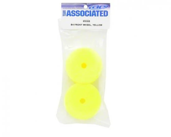 RC10B4 Front 2.2 Wheels Yellow — image 2 of 3