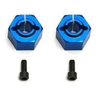 Associated 12mm Aluminium. Clamping Wheel Hex SC10 Rear