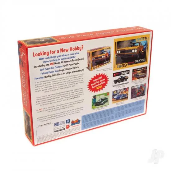 AMT 1969 Plymouth GTX Pro Street 1000 Piece Jigsaw Puzzle &mdash; image 2 of 2