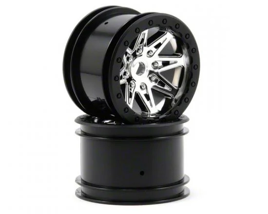Axial 2.2 Raceline Renegade Wheels - 41mm Wide (Chrome) (2) — image 1 of 3