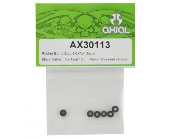 Axial Rubber Bump Stop 3.6x7x4 (6) — image 2 of 3