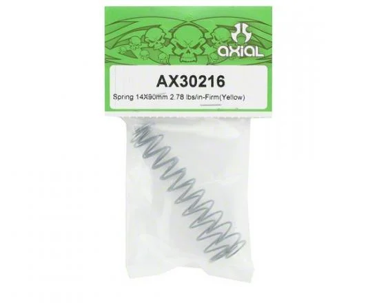 Axial Spring 14x90mm 2.78 lbs/in - Firm (Yellow) &mdash; image 2 of 3