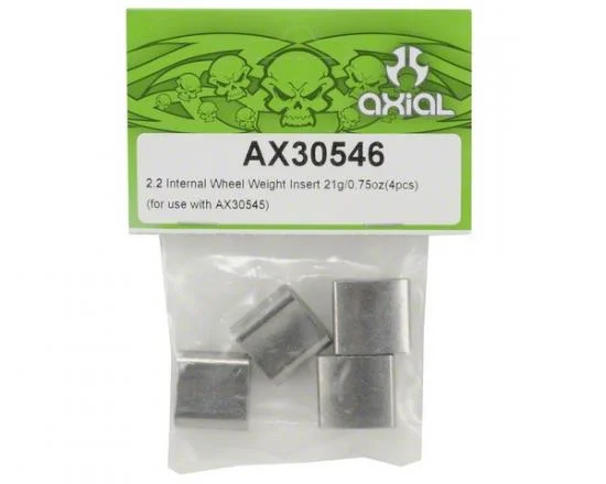Axial 2.2 Internal Wheel Weight Insert 21g/0.75oz (4) (for use with AX30545) &mdash; image 2 of 3